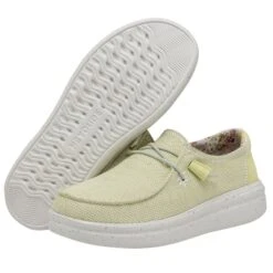 Wendy Rise Stretch - Lemon -Modern Shoe Hub 40076 7C1 WENDY RISE STRETCH LEMON LEFT 3