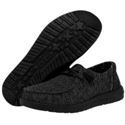 Wendy Sox Micro - Total Black -Modern Shoe Hub 40078 0XJ WENDY SOX MICRO TOTAL BLACK LEFT 3