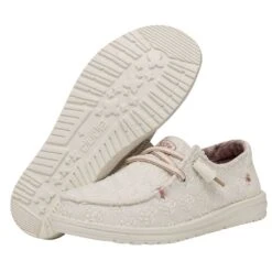 Wendy Stretch Boho Fleur - Sand 10 Wendy Stretch Boho Fleur - Sand -Modern Shoe Hub 40082 202 WENDYSTRETCHBOHOFLUER SAND PAIRBOTTOM