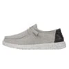 Wendy Woven - Light Grey -Modern Shoe Hub 40098 007 WENDYWOVEN LIGHTGREY LEFTSIDE