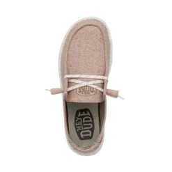 Wendy Woven - Blush -Modern Shoe Hub 40098 684 WENDYWOVEN BLUSH LEFTTOP
