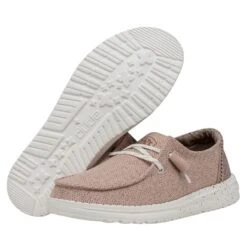 Wendy Woven - Blush -Modern Shoe Hub 40098 684 WENDYWOVEN BLUSH PAIRBOTTOM