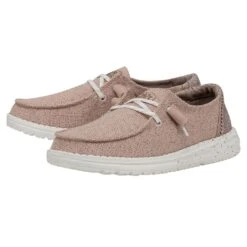 Wendy Woven - Blush -Modern Shoe Hub 40098 684 WENDYWOVEN BLUSH PAIRSIDE