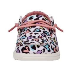 Wendy Youth - White Leopard -Modern Shoe Hub 40106 9CF WENDYYOUTHCAT WHITELEOPARD LEFTFRONT