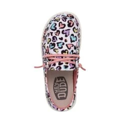 Wendy Youth - White Leopard -Modern Shoe Hub 40106 9CF WENDYYOUTHCAT WHITELEOPARD LEFTTOP