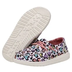 Wendy Youth - White Leopard -Modern Shoe Hub 40106 9CF WENDYYOUTHCAT WHITELEOPARD PAIRBOTTOM