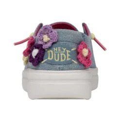 Wendy Youth Rise - Crochet Dahlia -Modern Shoe Hub 40107 1KU WENDYYOUTHRISE CROCHETDAHLIA LEFTBACK