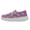 Wendy Youth Rise Eyelet - Violet -Modern Shoe Hub 40108 508 WENDY YOUTH RISE EYELET VIOLET LEFT 1