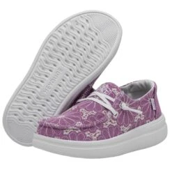 Wendy Youth Rise Eyelet - Violet -Modern Shoe Hub 40108 508 WENDY YOUTH RISE EYELET VIOLET LEFT 3