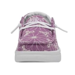 Wendy Youth Rise Eyelet - Violet -Modern Shoe Hub 40108 508 WENDY YOUTH RISE EYELET VIOLET LEFT 4