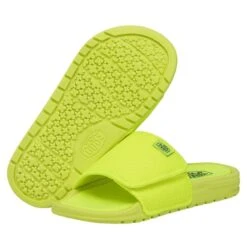 Phoenix Youth Basic Knit - Fluo Yellow -Modern Shoe Hub 40134 76G PHOENIXYOUTHBASICKNIT FLUOYELLOW PAIRBOTTOM