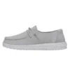 Wendy Youth Slub Canvas - Light Grey 2 Wendy Youth Slub Canvas - Light Grey -Modern Shoe Hub 40143 007 WENDYYOUTHSLUBCANVAS LIGHTGREY LEFTSIDE