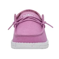 Wendy Youth Slub Canvas - Violet -Modern Shoe Hub 40143 508 WENDY YOUTH SLUB CANVAS VIOLET LEFT 4