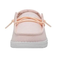 Wendy Youth Slub Canvas - Pink 11 Wendy Youth Slub Canvas - Pink -Modern Shoe Hub 40143 680 WENDY YOUTH SLUB CANVAS PINK LEFT 4