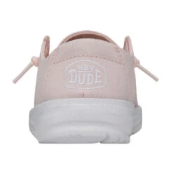 Wendy Toddler Slub Canvas - Pink -Modern Shoe Hub 40144 680 WENDYTODDLERSLUBCANVAS PINK LEFTBACK