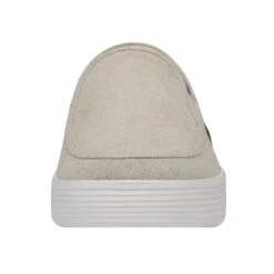 Sunapee Craft - White -Modern Shoe Hub 40178 100 SUNAPEEMCRAFTLINEN WHITE LEFTFRONT