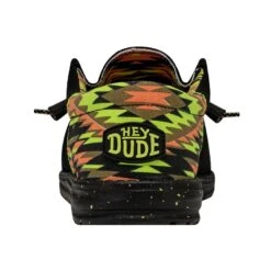 Wally Funk - Neon Black -Modern Shoe Hub 40357 001 WALLYFUNKNEON BLACK LEFTBACK