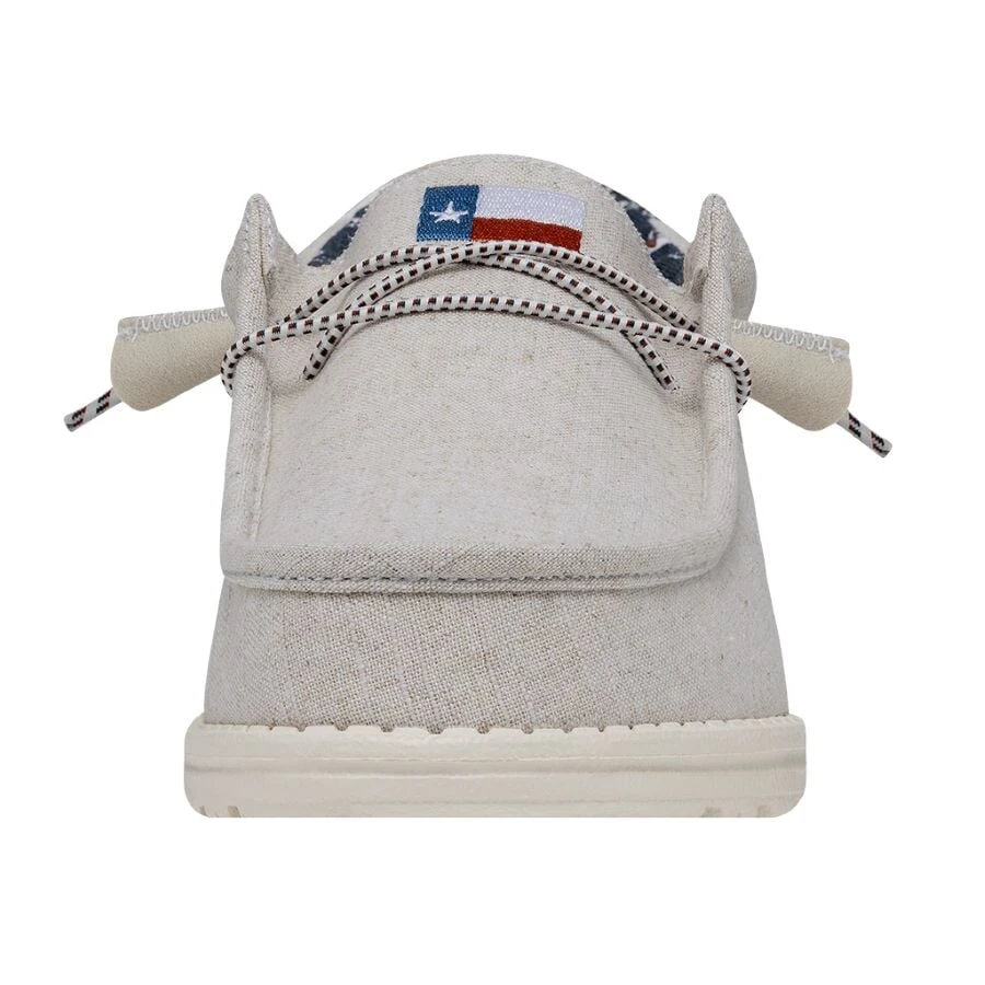 Wally Texas Canvas - Off White 6 Wally Texas Canvas - Off White - Image 4