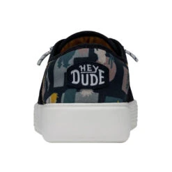 Conway Desert - Navy -Modern Shoe Hub 40392 410 CONWAYMDESERT NAVY LEFTBACK