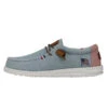 Wally Americana - Denim Stripe -Modern Shoe Hub 40395 4OE WALLYAMERICANA DENIMSTRIPE LEFTSIDE