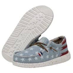 Wally Youth Americana - Denim Star -Modern Shoe Hub 40479 4NR WALLYAMERICANAYOUTH DENIMSTAR PAIRBOTTOM