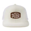 Trucker Cap - Cream -Modern Shoe Hub 41004 13R TruckerHat Cream Front