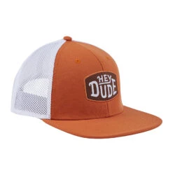 Trucker Cap - Orange 9 Trucker Cap - Orange -Modern Shoe Hub 41004 810 TruckerHat Orange Side