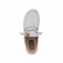Wally Washed Canvas - Light Grey 13 Wally Washed Canvas - Light Grey -Modern Shoe Hub FW23 M 40296 007 WALLY WASHED CANVAS LIGHT GREY LEFT TOP