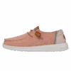 Wendy Washed Canvas - Rose Dust -Modern Shoe Hub FW23 W 40297 6WK WENDY WASHED CANVAS ROSE CLOUD LEFT PROFILE