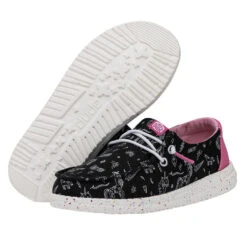 Wendy Youth - Unicorn Black -Modern Shoe Hub FW23 Y 40452 001 WENDY YOUTH UNICORN BLACK LEFT PAIROUTSOLE
