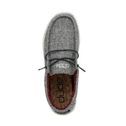 Wally Blend - Black -Modern Shoe Hub SS22 M 112474987 WALLY ECO LINEN BLACK LEFT 6